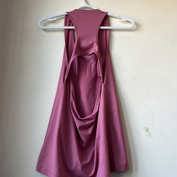 Pink gymshark open back tank - Picture 2 of 2